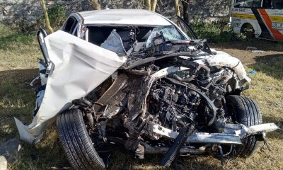 The car driven by former Lugari MP Cyrus Jirongo during the fatal accident on December 13, 2025/HANDOUT