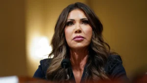 Homeland Security Secretary Kristi Noem said the suspect "should never have been allowed in our country"