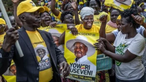 President Museveni won the 15 January elections by a landslide
