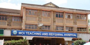 Moi Teaching and Referral Hospital in Eldoret City.