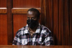 Mohamed Noor, appeared before the Milimani Law Courts where he faced multiple counts, including conspiracy to defraud and handling proceeds of crime.