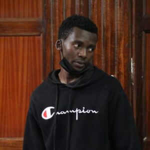David Mokaya during a past court session.