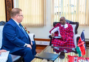 Kenya’s Principal Secretary Korir Sing’Oei met with Russian Ambassador Tkachenko, in Nairobi, urging return of Kenyans fighting for Russia in Ukraine.