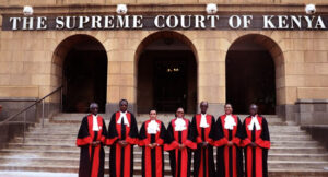 The Supreme Court of Kenya judges.