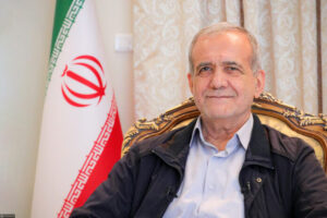 Iran President, Masoud Pezeshkian. Credit: BBC.